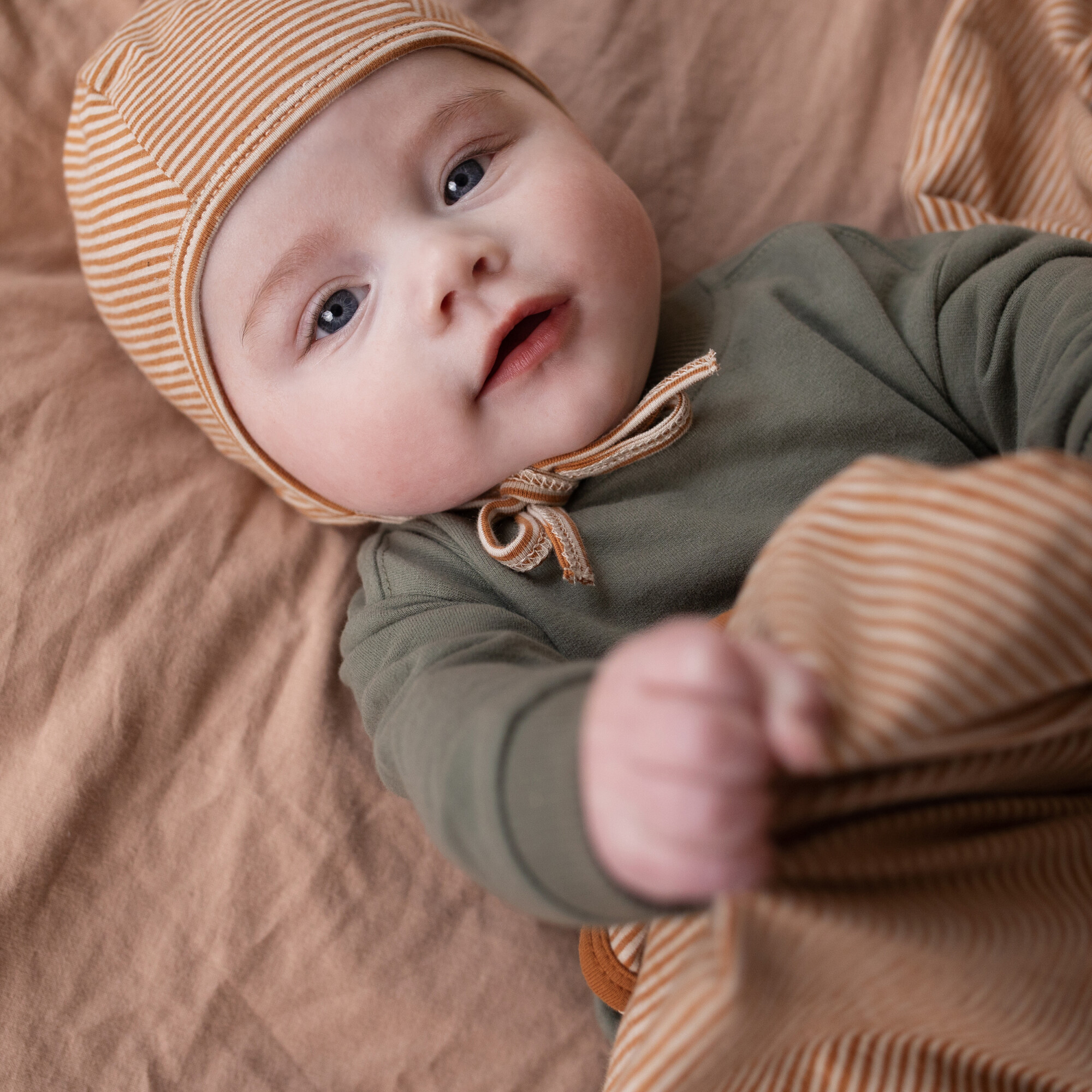 Baby blanket stripes Nursery Essentials Sustainable kids clothing