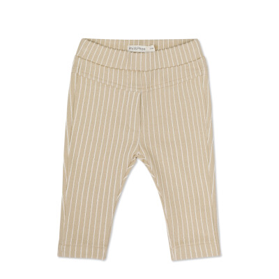 Tapered baby pants stripes