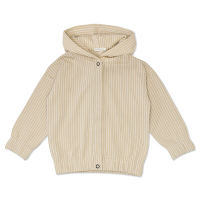 Hooded jacket stripes