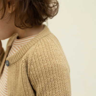 Cashmere-blend baby cardigan