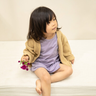 Cashmere-blend knit cardigan