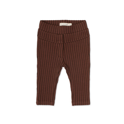 Tapered baby pants stripes