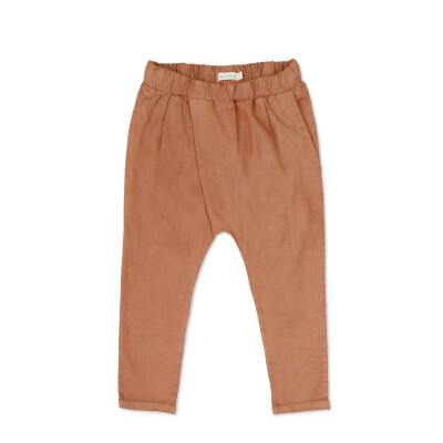 Twill fold-over chino