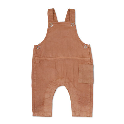 Twill baby dungarees