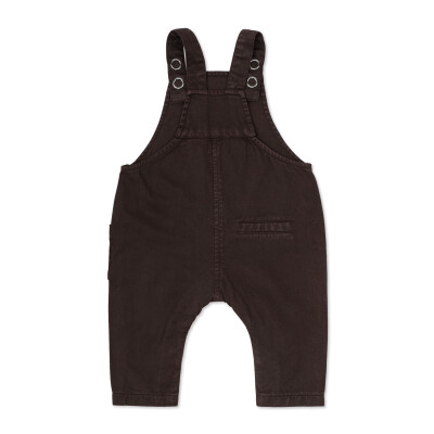 Twill baby dungarees
