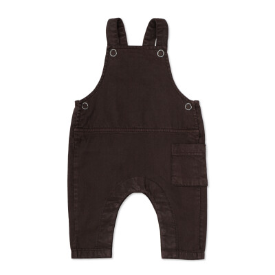 Twill baby dungarees