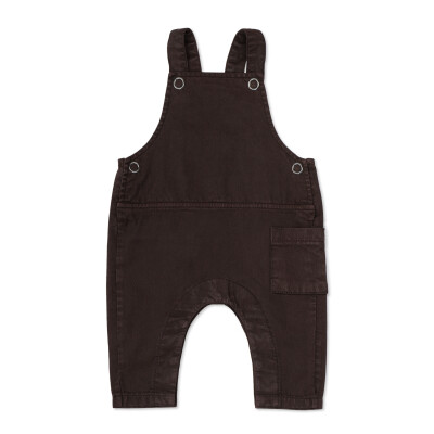 Twill baby dungarees