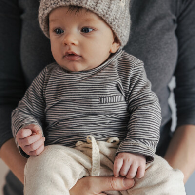 Pocket tee l/s stripes