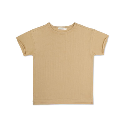 Textured oversized tee s/s