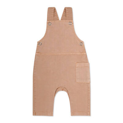 Twill baby dungarees