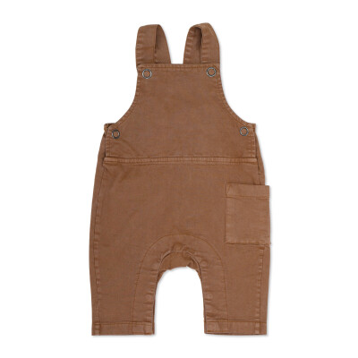 Twill baby dungarees
