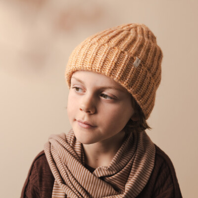 Recy-blend knit beanie