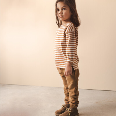 Oversized tee l/s stripes