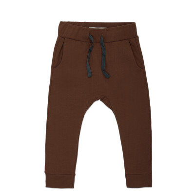 Drop-crotch sweat pants