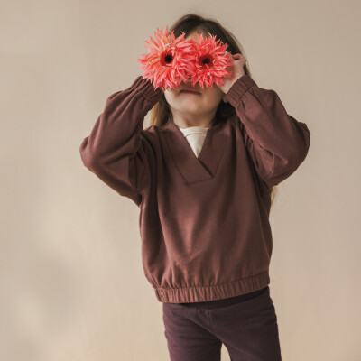 V-neck sweater