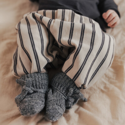 Baby pants slub stripes