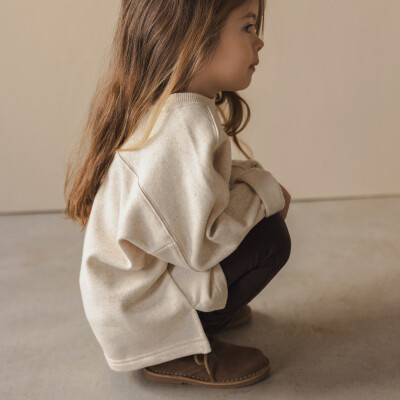 Loose sweater l/s linen-blend