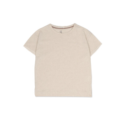Oversized tee s/s linen-blend