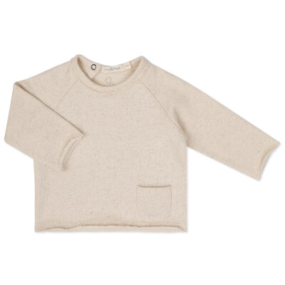 Baby sweater linen-blend