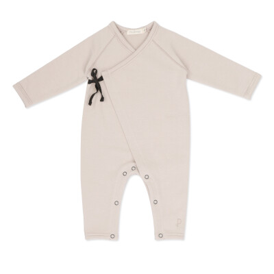 Cross-over newborn suit cashmere-blend
