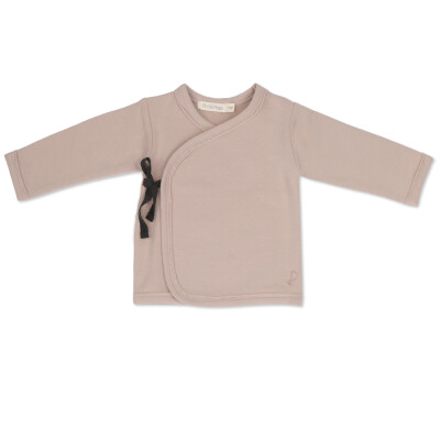 Cross-over baby cardigan cashmere-blend