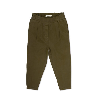 Twill loose pants