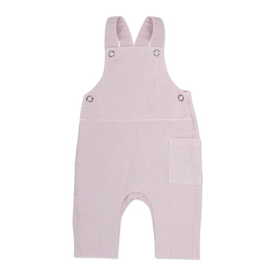 Twill baby dungarees