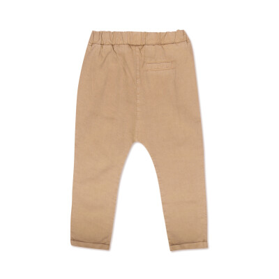 Twill fold-over chino