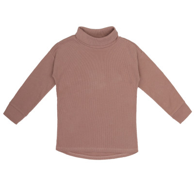 Rib turtleneck tee l/s