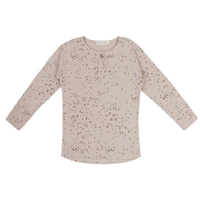 Rib henley top l/s AOP