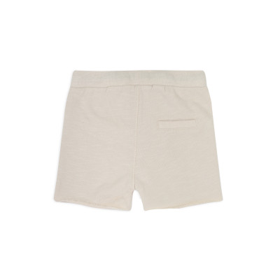 Raw-edged sweat shorts