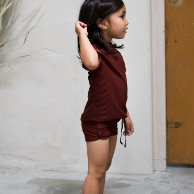 Baby swim shorts rib