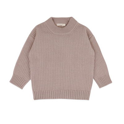 Cashmere-blend knit sweater