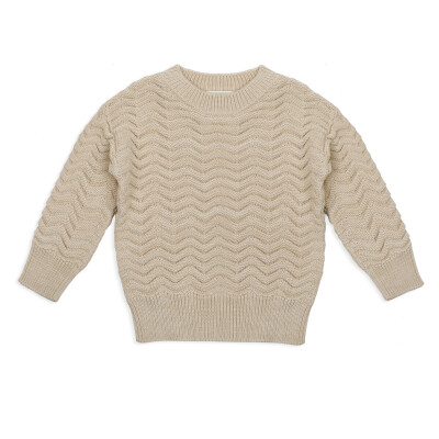 Chevron knit sweater