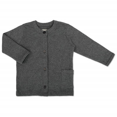 Rib baby cardigan
