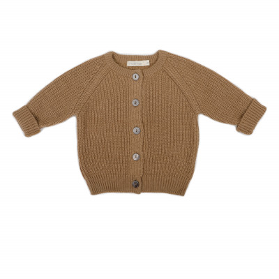 Cashmere-blend baby cardigan