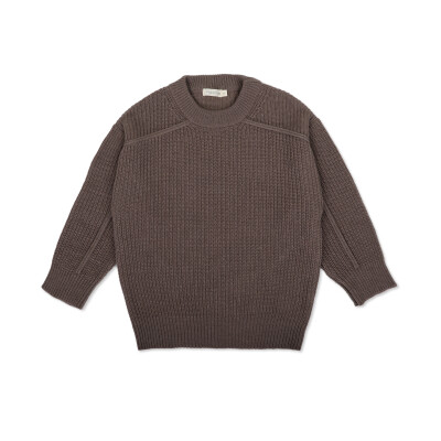 Cashmere-blend knit sweater