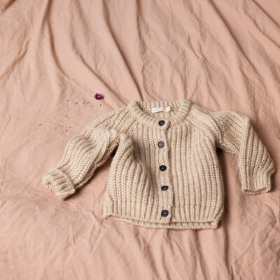 Recy-blend baby cardigan
