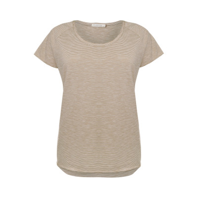 Raglan tee s/s stripes women